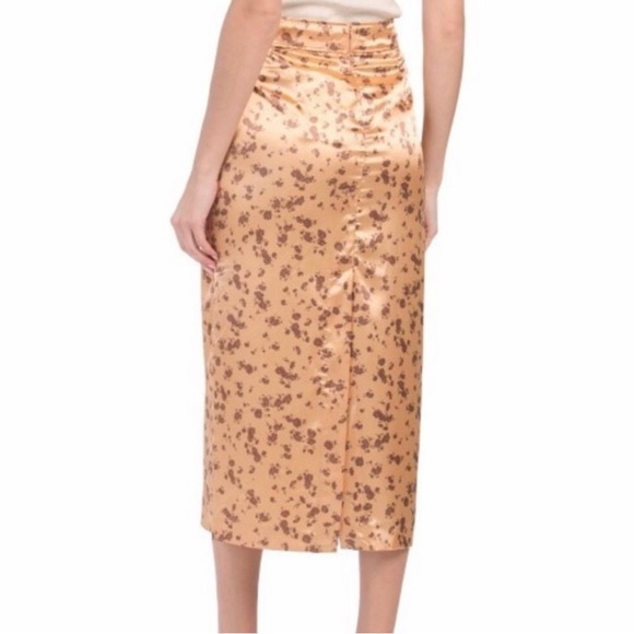 NWT Zara Satin Midi Skirt - Picture 2 of 7